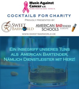 Bartender School Ccoktails for Charity